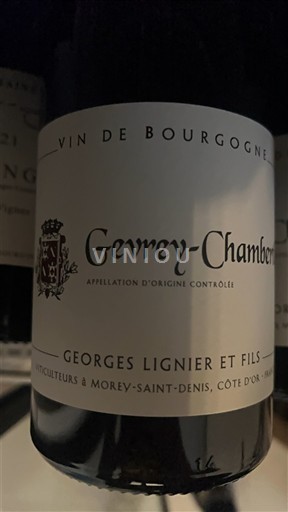 Burgundi Gevrey-Chambertin Georges Lignier et Fils Base 2021
