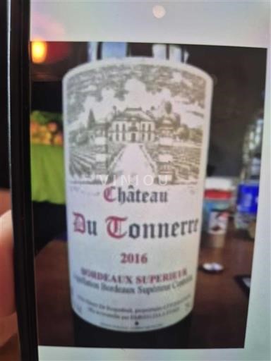 Bordeaux Bordeaux Supérieur Château Tonnerre 2016