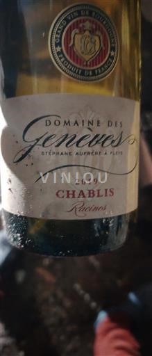 Burgundsko Chablis Domaine S Genevès Racines 2019