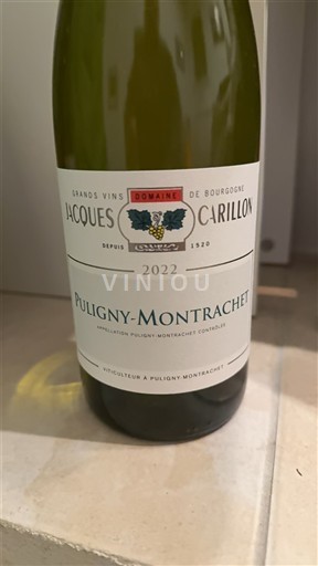 Bourgogne Puligny-montrachet Domaine Jacques Carillon 2022