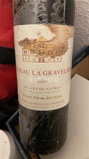 Bordeaux Graves-de-vayres Château La Gravelier 2010