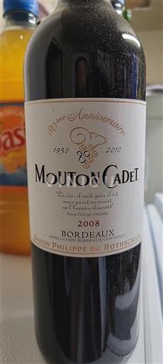 Bordeaux Mouton Cadet 80ème Anniversaire 2008