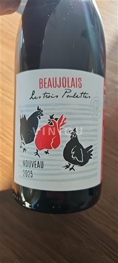 Beaujolais Les trois Poulettes Nouveau 2025
