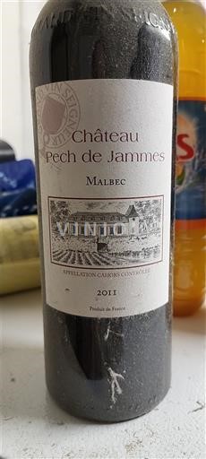 South West Cahors Château Pech de Jammes Malbec 2011