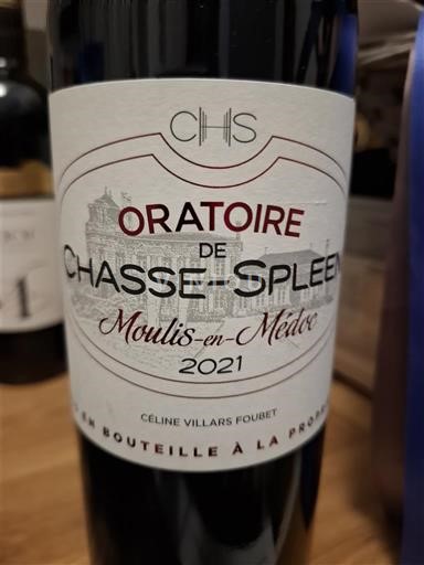 Bordeaux Moulis-en-Médoc Chasse-Spleen Oratoire 2021