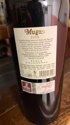 La Rioja Rioja Muga Selección Especial 2020