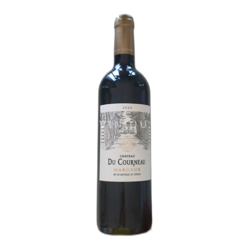 Vin Rouge sec Château Courneau 2020 France Bordeaux Margaux AOC