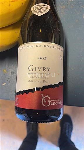 Burgundy Givry Domaine Genouilly Fûts - Miex au Roi 2022