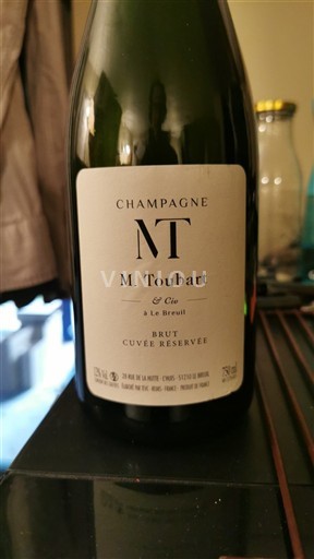 Vera e gazuar Blanc brut Cuvée Réserve M. Toubart & Cie Non millésimé Francë Shampanjë AOC