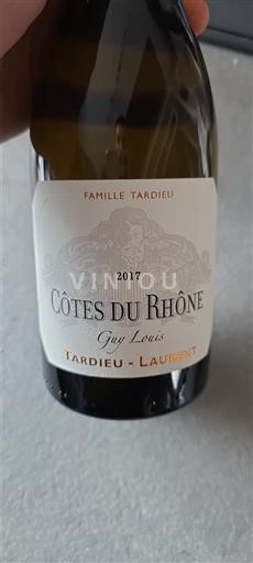 Rhônetal Côtes du Rhône Tardieu-Laurent Guy Louis 2017