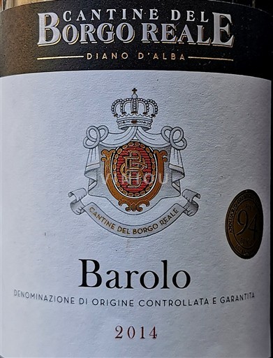 Piemonte Barolo Cantine del Borgo Reale 2014