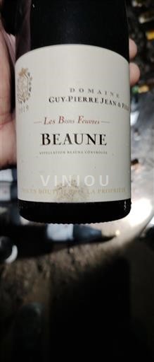 Burgundsko Beaune Domaine Guy-Pierre Jean & Fils Les Bons Feuvres 2019
