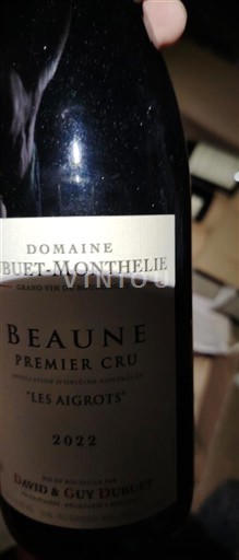 Burgundy Beaune Premier Cru Domaine Buet-Monthelie Les Aigrots 2022
