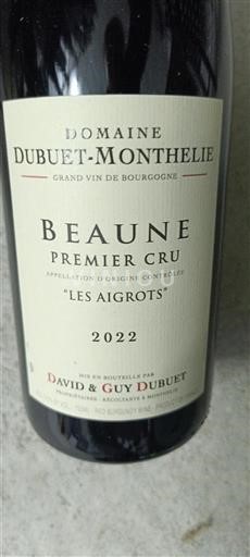 Бургундія Бон Premier Cru Domaine Buet-Monthelie Les Aigrots 2022