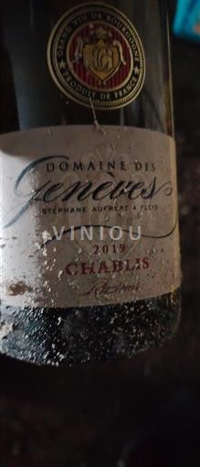 Burgundsko Chablis Domaine S Genèves 2011