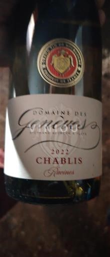 Borgogna Chablis Domaine S Genèves Réserves 2022