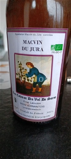 Jura Macvin-du-jura Les Coteaux du Val de Sorne Non Millésimé