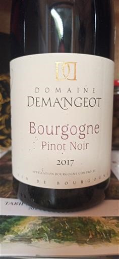 Bourgogne Domaine Mangeot Pinot Noir 2017