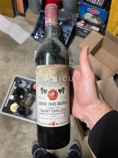 Bordeaux Saint-Émilion Grand Cru Château Franc Bigaroux 1970