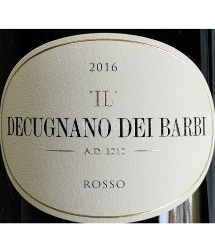 Umbria Tenuta Decugnano dei Barbi "IL" 2016