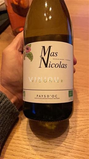 Languedoc a Roussillon Pays d'Oc Mas Nicolas Viognier 2022
