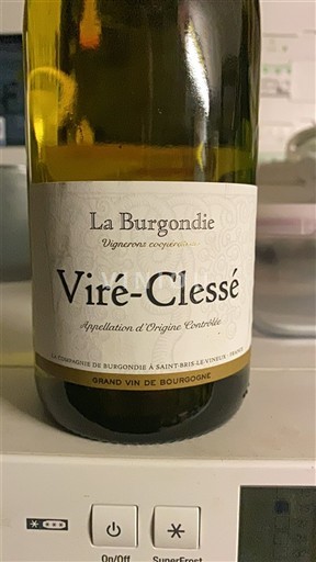Bourgogne Viré-clessé La Burgondie Ikke årgangsbestemt