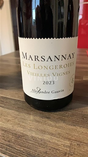 Bourgogne Marsannay Alexandre Gauvin Les Longeroies Vieilles Vignes 2023