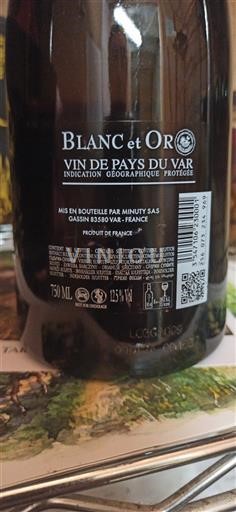 Provence, dolní údolí Rhôny, Korsika Var Minuty Blanc et Or 2023