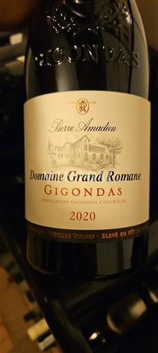Rhônevallei Gigondas Pierre Amadieu Domaine Grand Romane 2020
