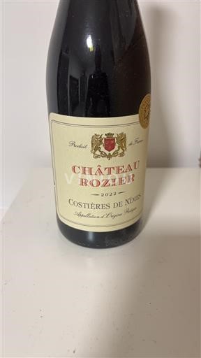 Valle del Ródano Costières de Nimes Château Rozier 2022