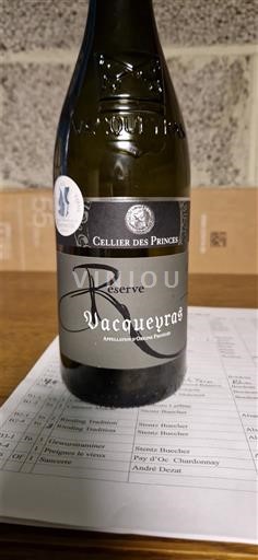 Lugina e Ronës Vacqueyras Cellier des Princes Réserve Jo Viti