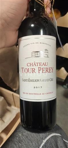 Bordeaux Saint-Émilion Grand Cru Château Tour Perey 2017