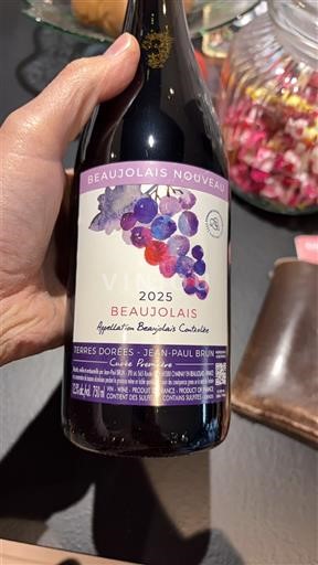 Beaujolais Beaujolais Nouveau Terres Dorées - Jean-Paul Brun Beaujolais Nouveau 2025