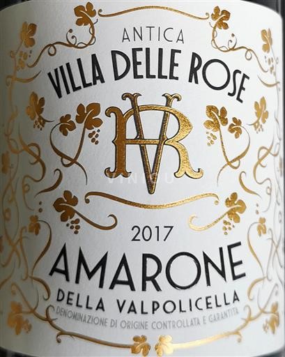 Vénétie Amarone della Valpolicella SpA in Santo Pietro Cariano Antica Villa delle Rose 2017