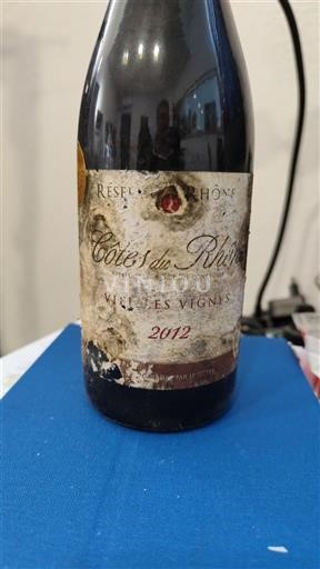 Rhônen laakso Côtes-du-rhône Réserve du Rhône Vieilles Vignes 2012