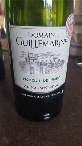 Langvedok Picpoul-de-Pinet Domaine Guillemarine Neleten.