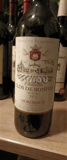 Bordeaux Château Clos de Bonfils 2011