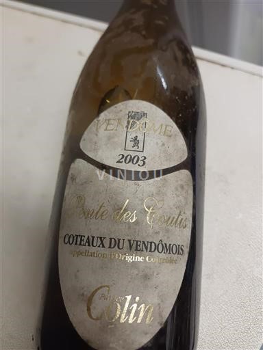 Vallée de la Loire Coteaux-du-vendômois Colin Pente des Coutis 2003