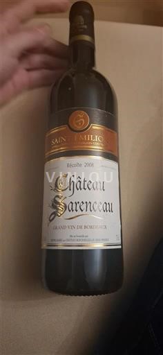 Bordeaux Saint-Émilion Château Sarenceau 2006