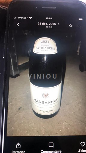 Burgundy Marsannay Patriarche 2023