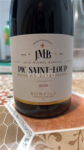 Vinos Rouge sec Jean-Michel Bonfils 2024 Francia Languedoc Pic-saint-loup AOC