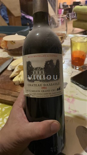 Bordéus Saint-Émilion Grand Cru Château Dassault 1981