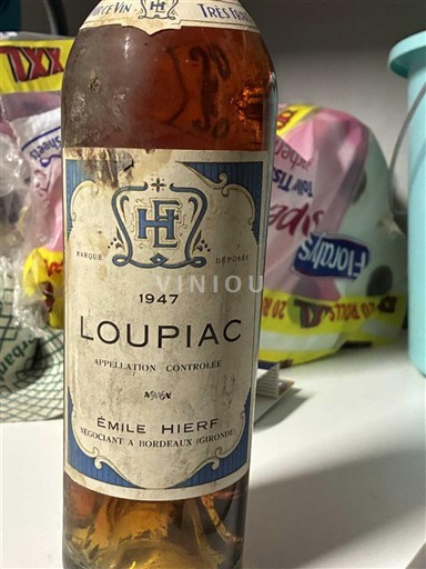 Bordeaux Loupiac Émile Hierf 1947