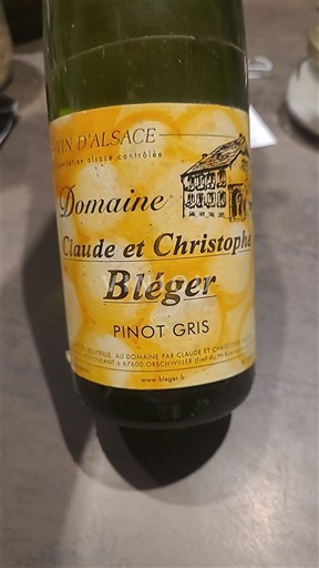 Alsacia Domaine Claude et Christophe Bléger 2010