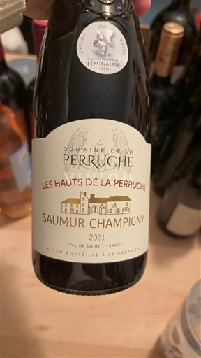 Vallée de la Loire Saumur-champigny Domaine La Perruche Les Hauts de la Perruche 2021