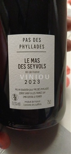Languedoc Pas des Phyllades Le Mas des Seyvols 2023