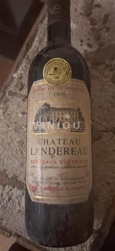 Burdeos Bordeaux superior Château Landereau 1989