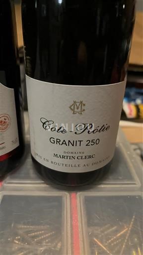 Rhône-dalen Côte-rôtie Domaine Martin Clerc Granit 250 2021