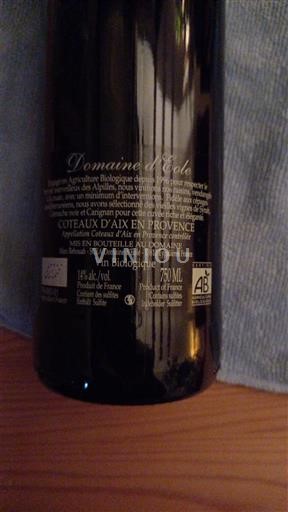 Provenza Coteaux de Aix en Provenza Domaine Éole 2019