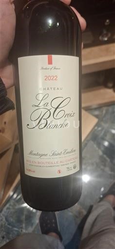 Bordeaux Montagne-saint-émilion Château La Croix Blanche 2022